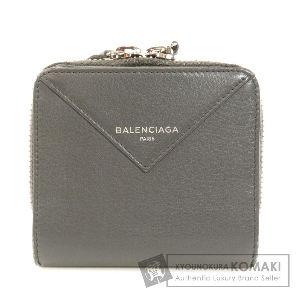 Balenciaga leather Wallet bifold motif logo - Picture 2 of 8